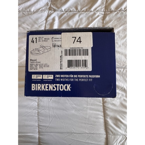 New Birkenstock Mayari Oiled Leather (Tobacco Brown) Size 41 Sandals 1011433 - Picture 7 of 7